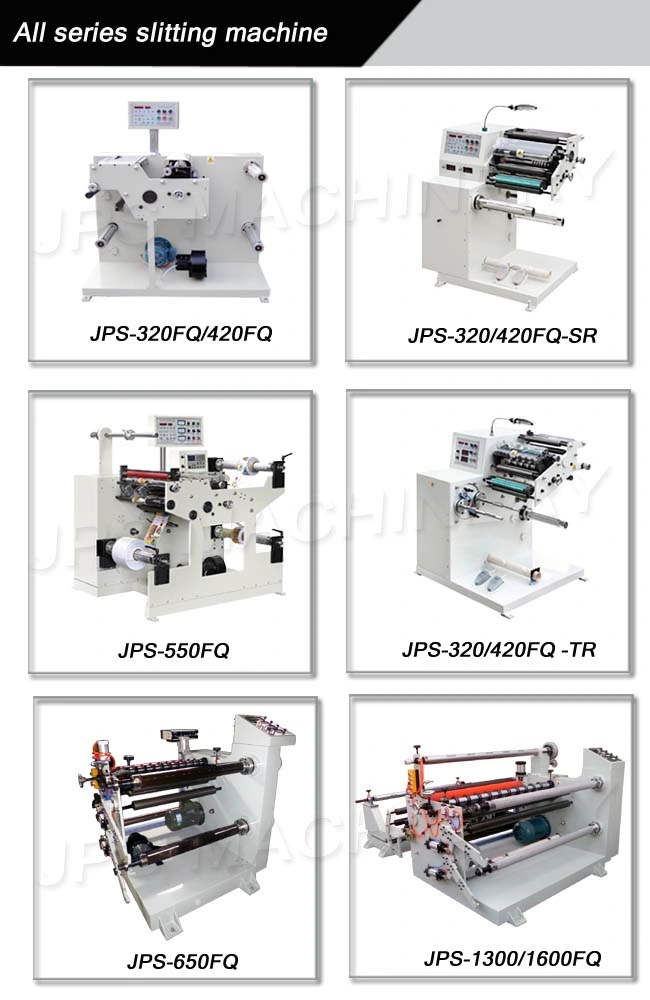 Jps-1600fq Double-Sided Adhesive Tape and Industrial Adhesive Tape Slitting Machine
