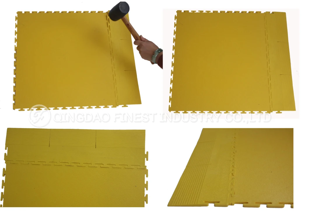 Antislip PVC Flooring Rubber Flooring, Interlocking PVC Garage Floor Mat