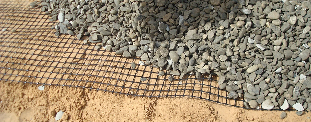 High Tensile Strength Plastic Geogrid for Road Reinforcements PP Biaxial Geogrid