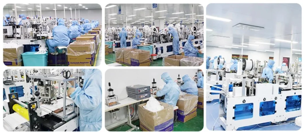 Chinese Factory 5 Ply Disposable Non-Woven Protective Face Mask Dust Masks