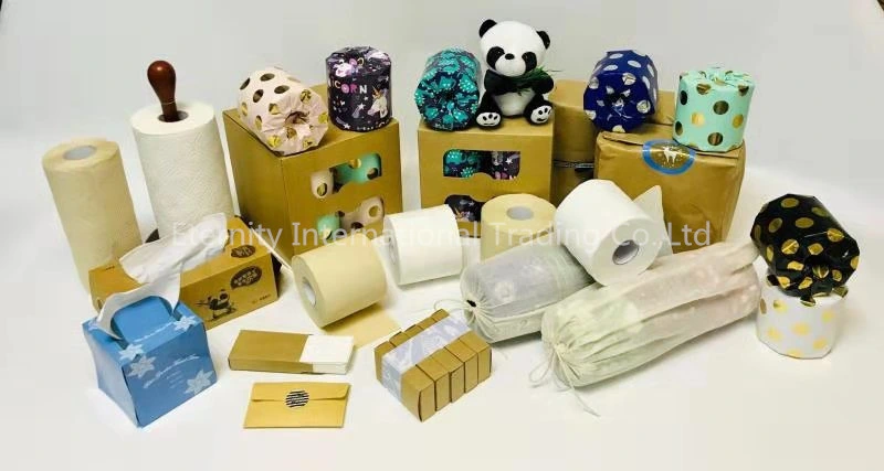 100% Bamboo Pulp Toilet Paper Tissue Paper Toilet Tissue Paper