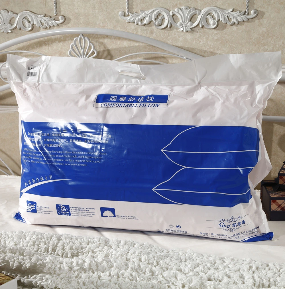 China Factory Wholesale Cheap Price Polyester Pillow with Vacuum Package