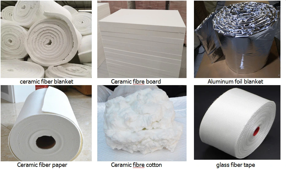 96 Density and 25 Thickness Ceramic Fiber Blanket Aluminum Foil Insulation Blanket