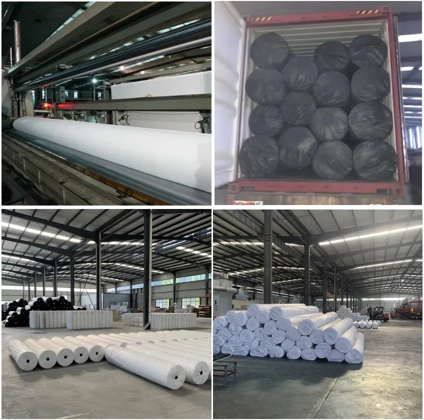 300g Needle Punched Non Woven Polyester Geotextile