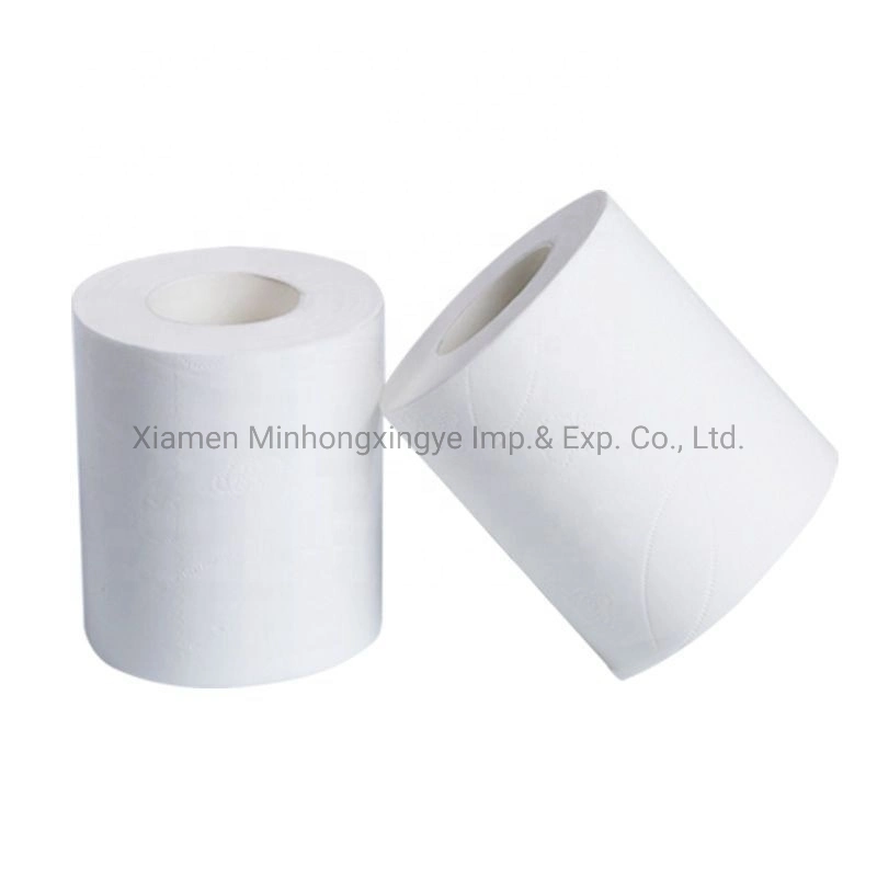 Wood Pulp Rolling Paper Tissue Strong Water Absorption Toilet Paper Roll Tissue