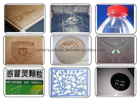 Flying CO2 Laser Marking Machine for Cosmetcis Package Bottles/Food Package