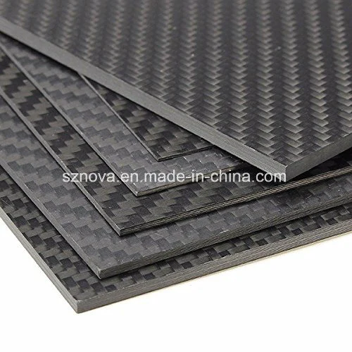 High Quality Customized 3K Carbon Fiber Laminated Sheet 2mm 10mm CNC Cut Carbon Fiber Plate