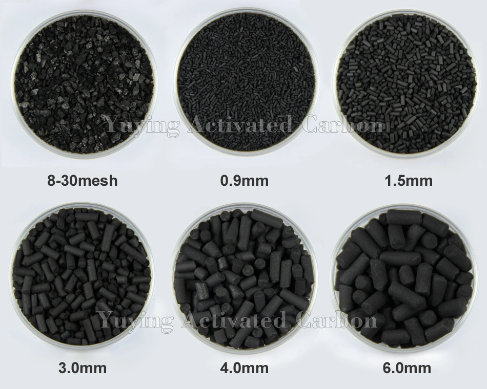 6X12 /8X30 Mesh Coal Granular Activated Carbon Industrial Filter