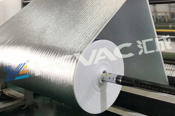 Plastic Webs Fabrics Metal Foils Multiple Layer Deposition Vacuum Web Coater