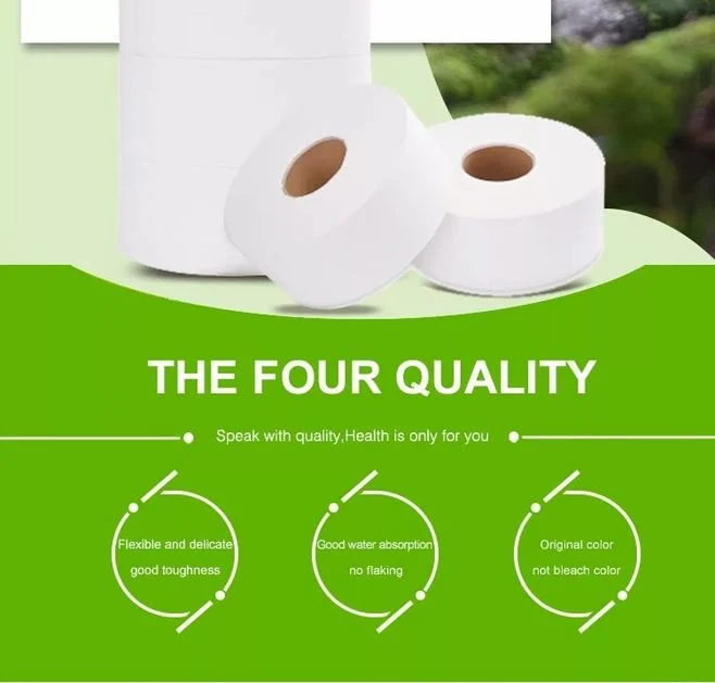 Soft Wood Pulp Toilet Tissue and Jumbo Roll Tissue & Toilet Tissue Paper 100% Recycle Pulp Mother Tissue Paper Parent Roll Big Jumbo Roll Toilet Paper