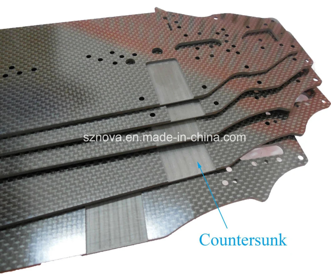 Customized 3K Carbon Fiber Laminated Sheet 2mm 10mm CNC Cut Carbon Fiber Plate