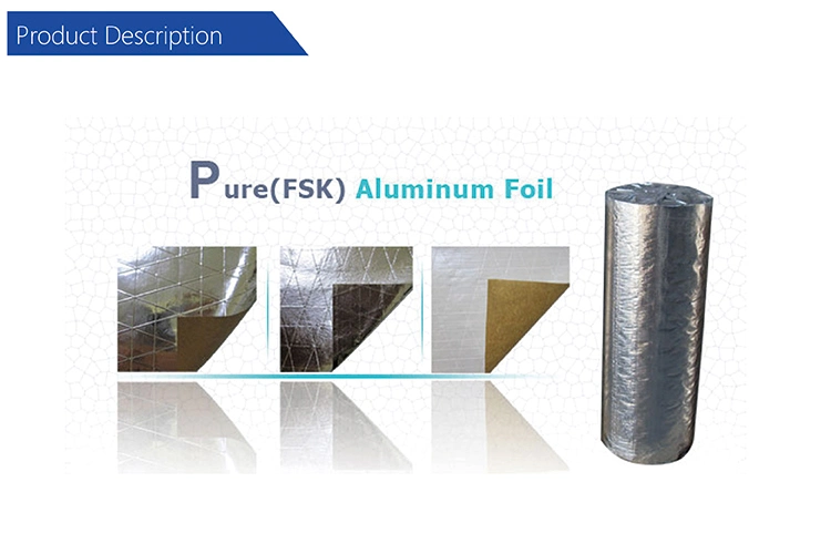 Reinforced Aluminum Foil Scrim Kraft Facing for Rook Wool Insulation