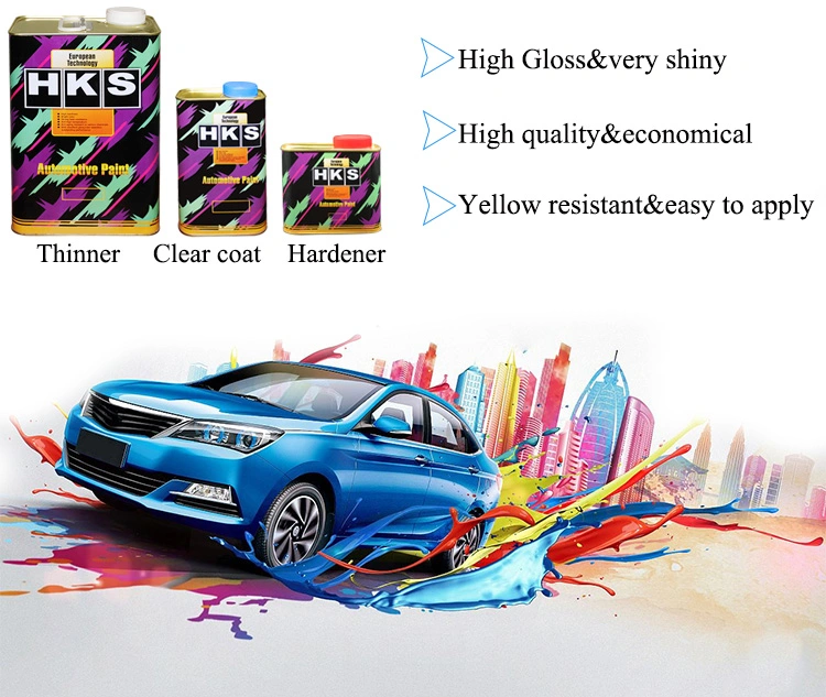 Automobile Paint High Solid Clear Varnish Liquid Lacquer with Car Hardener for Auto Industry