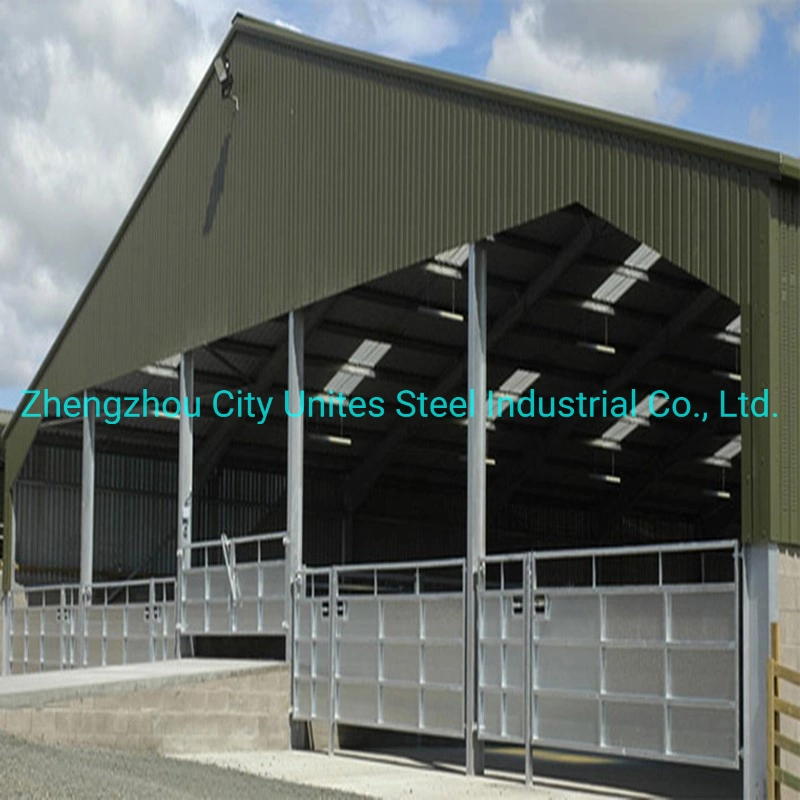 HDG Q235 Carbon Steel Peb Structural Building Greenhouse