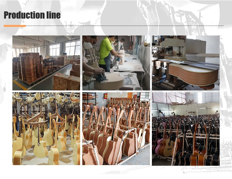 Wholesale Chinese Musical Instruments Laminated Wooden Acoustic Guitar