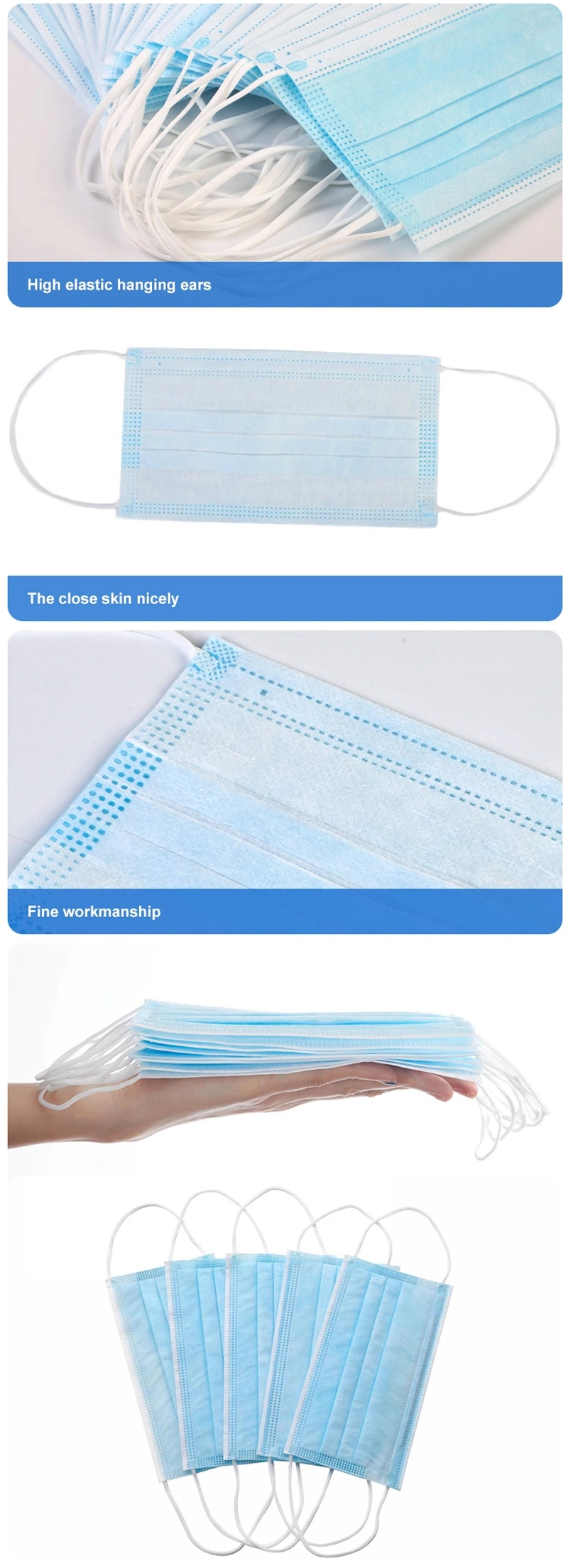 Chinese Suppliers Disposable Non Woven Surgical Face Mask