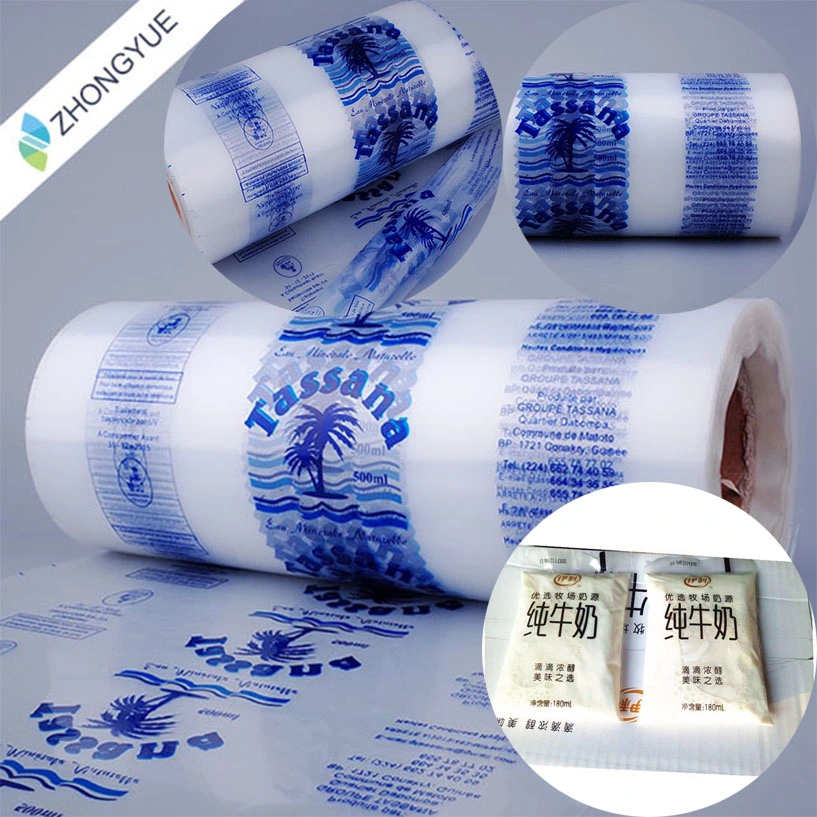 Customize Logo Polyester Printing LDPE Water Package Sachet Film