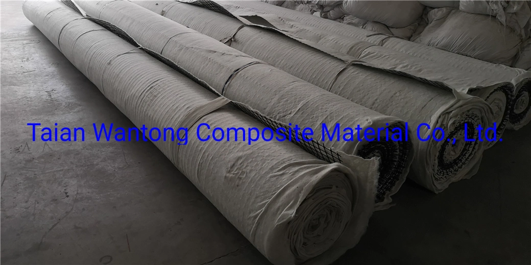 Road Base Stabilization PP Biaxial Geogrid Composite with Non Woven Geotextile