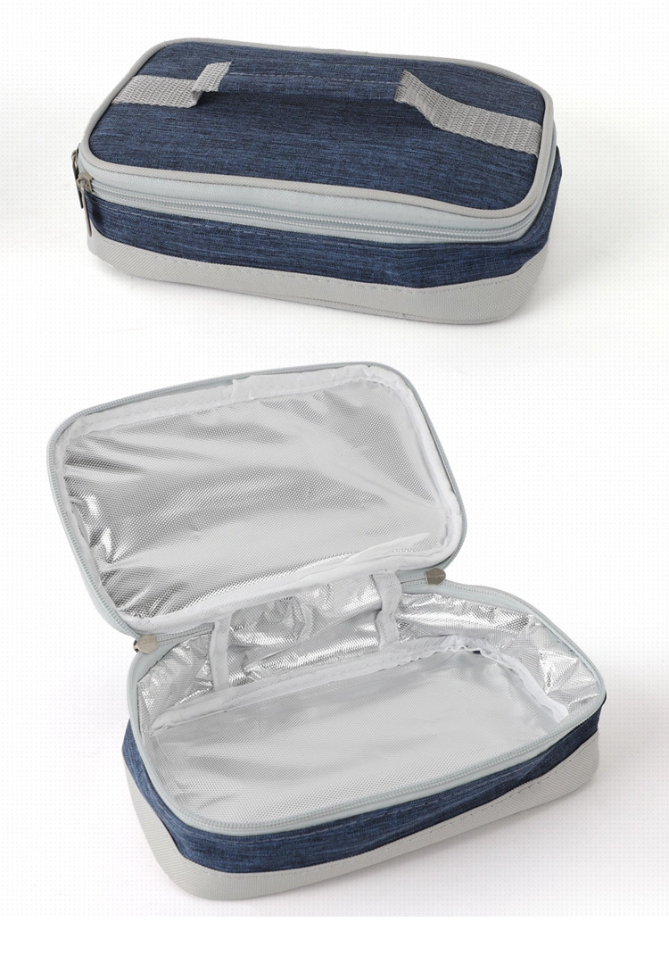 Outdoor Lunch Box Handle Oxford Cloth Aluminum Foil Insulation Bag