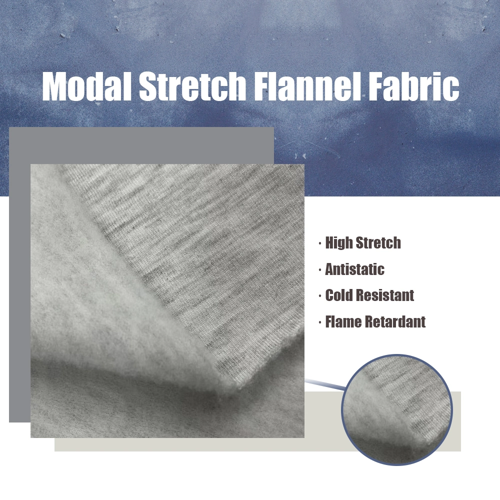 Chinese Manufacturer High Quality Stretch Polyester Knitted Modal Fabric for Polar Fleece Jersey Fabric