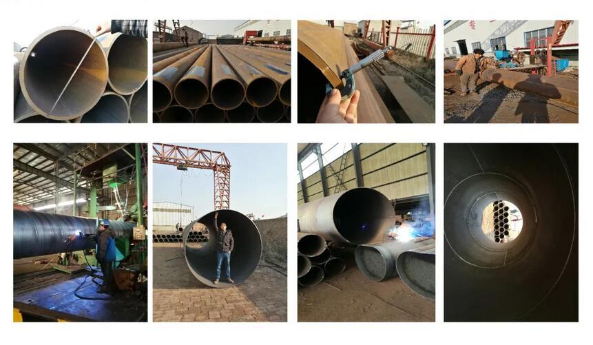 S355jr SSAW Carbon Steel Pipe Building Material Foundation Piles