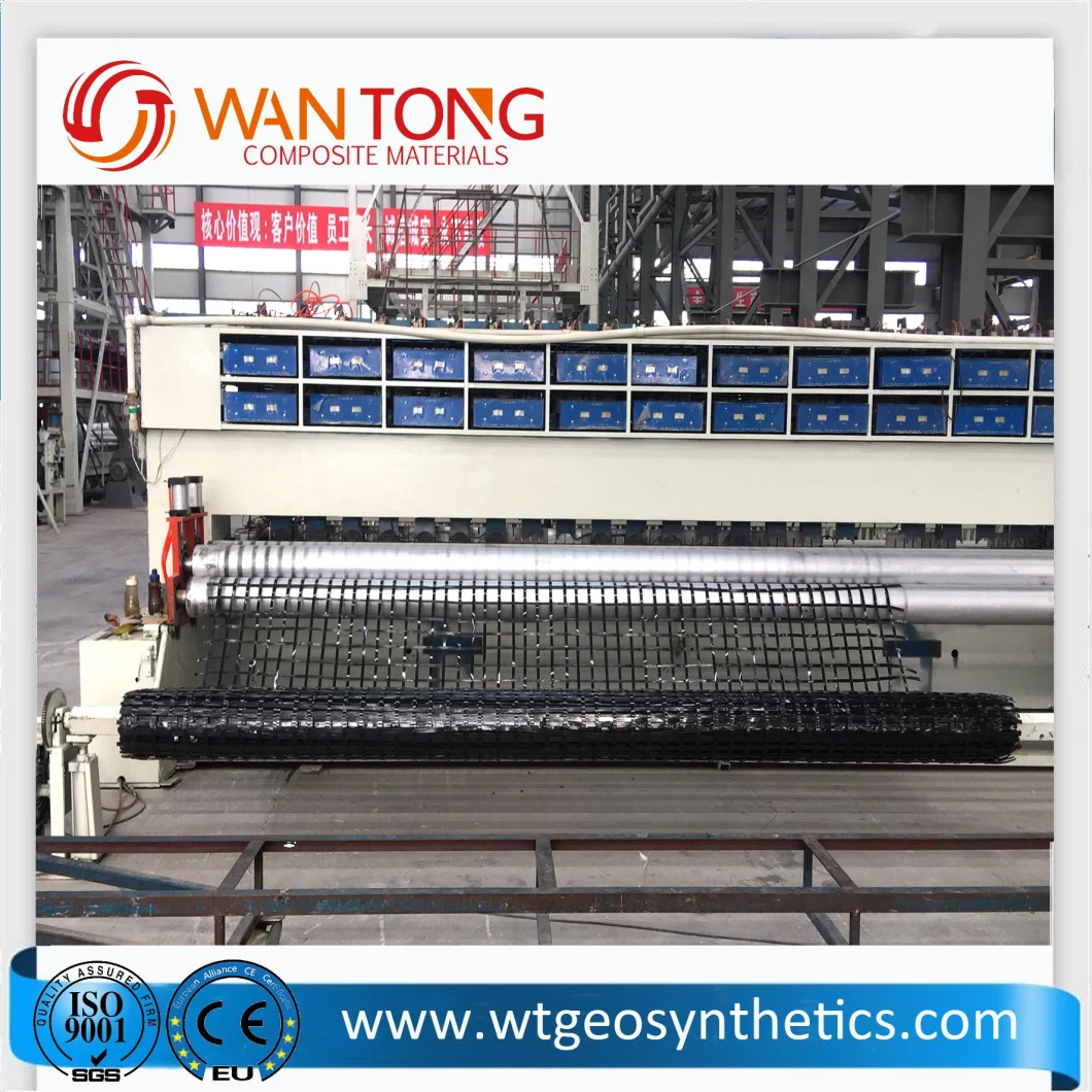 100kn-100kn/Airport Reinforcement/Railway Reinforcement Polyester Geogrid