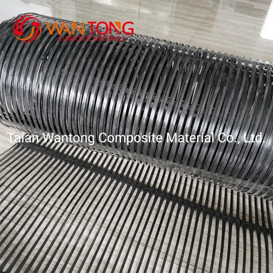 High Tensile Strength Plastic PP Uniaxial Fence Mesh Geogrid for Road Reinforcement