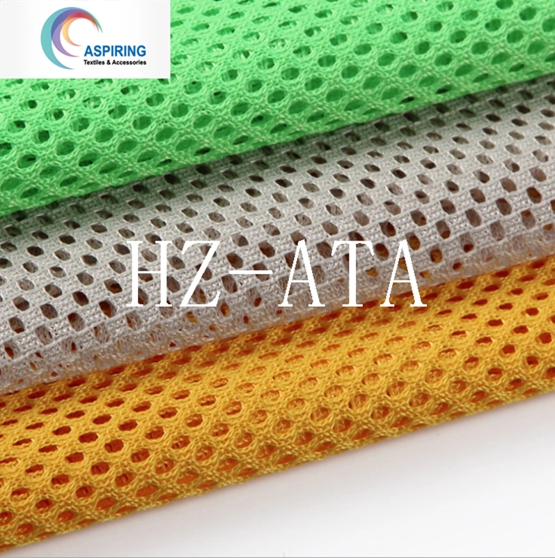 Air Mesh Fabric Sandwich 3D Spacer Mesh Fabric 100% Polyester for Shoes Garment Lining