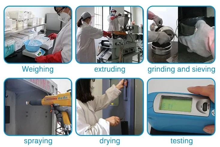 High Temperature Resistant Electrostatic Epoxy Polyester Powder Coating for Automotive Paint