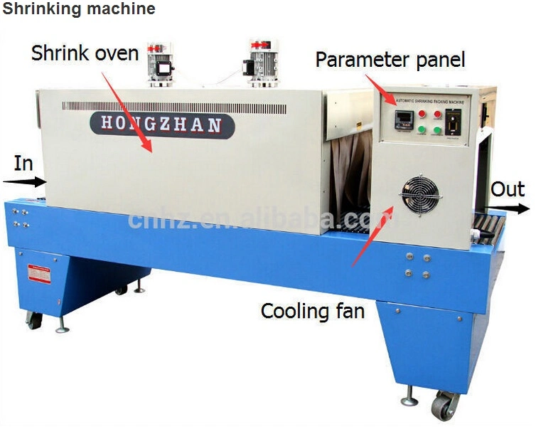Auto Sealing Shrinking Machine for Pipe Film Wrapping and Packing