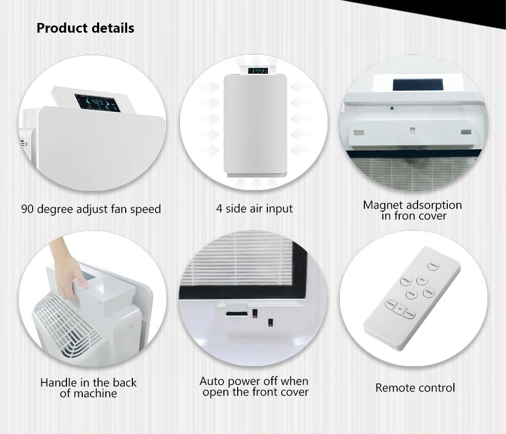 HEPA Composite Mesh Air Purifier Machine