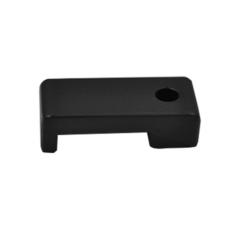 Hot Sales 5053 Aluminum Bead Blasted and Black Anodized Square Leg Adductor Clamp Part
