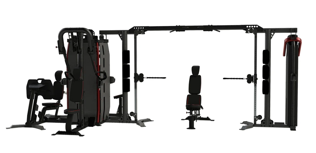 Commercial Luxury Multi Function Lat Pulldown & Low Row Gym Equipment