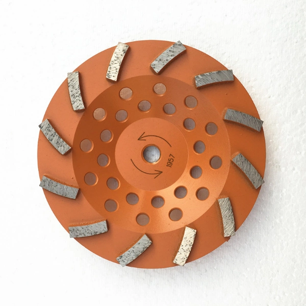 Turbo Single Row Double Row Diamond Grinding Cup Wheel for Concrete, Marble