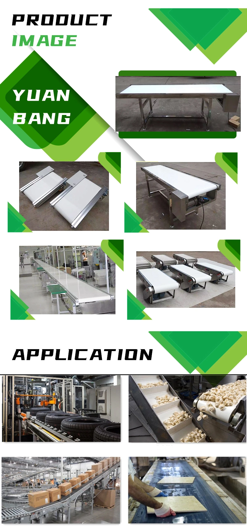 Factory Price Belt Curved Running Chain Conveyor for Food Industry