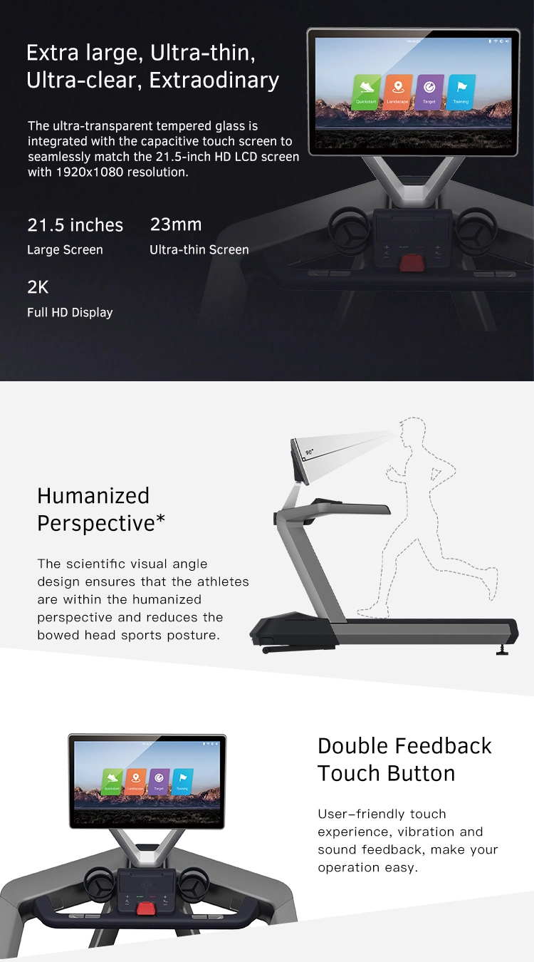 Gymgest Professional Motorized Smart Sports Fitness Treadmill
