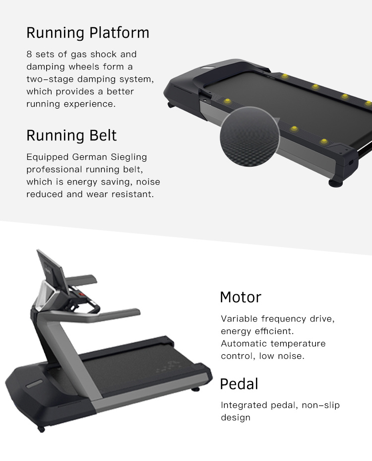 Gymgest Indoor Gym Club Electric Treadmill Cardio Machine Sports Equipment