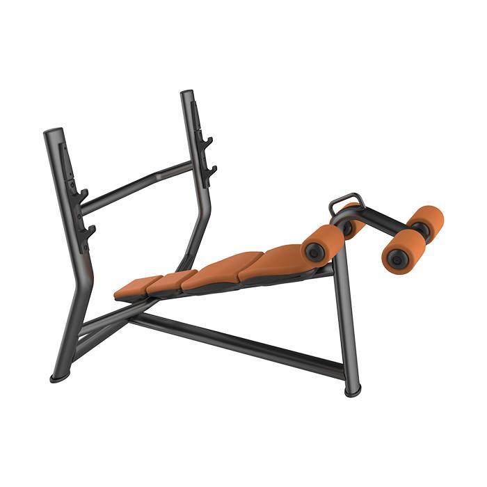 New Fitness Equipment Whole Sale Gym Free Weight Land Fitness Decline Bench for Bodyfit Machine