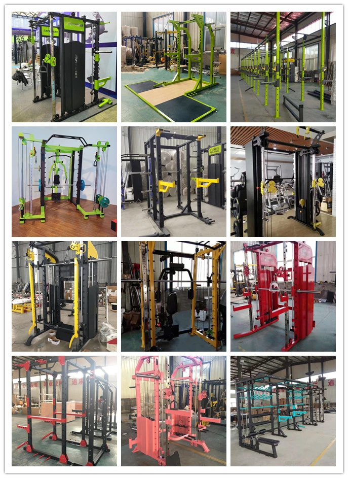 Ont-R44 Gymnasium Fitness Equipment Body Building Multi Functional Trainer Power Cage Lat Pulldown and Long Pull