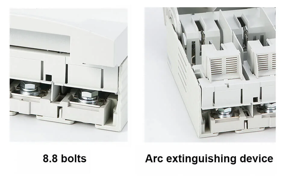 Dnh1 630A 3 Phase Electrical Isolator Types Busbar Isolator Fuse Switch Disconnector Isolator Switch