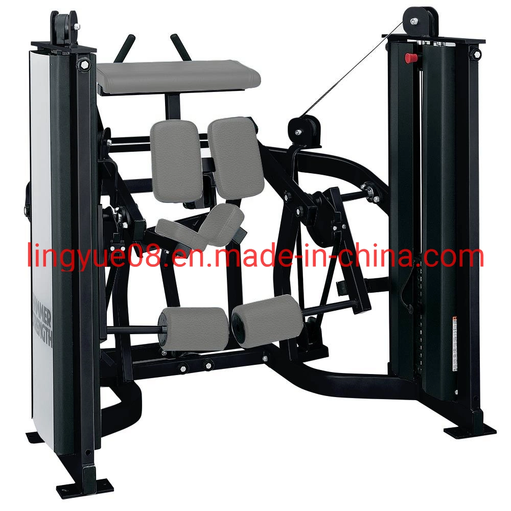 Great Quality Fitness Gym Hammer Strength Equipment Pin Loaded Exercise Mts Kneeling Leg Curl L-2012
