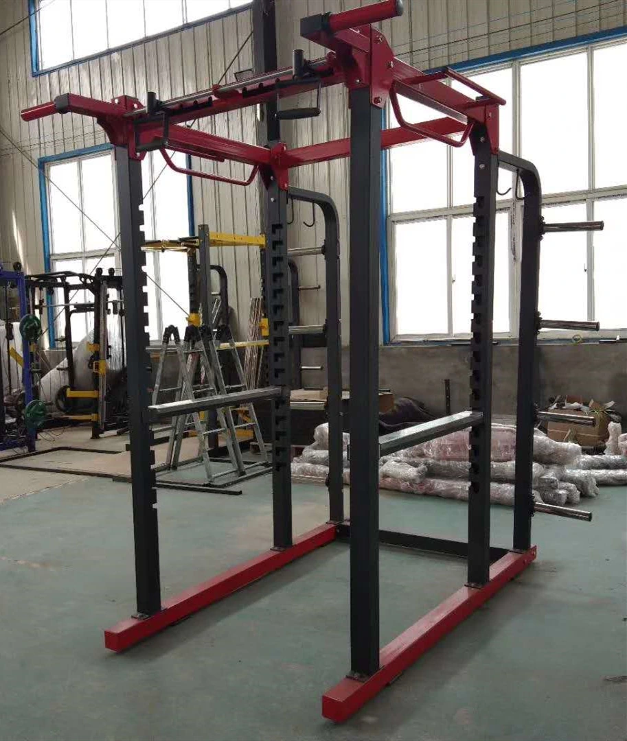 Gym Commercial Fitness Multi Function Trainer Power Rack Squat Rack