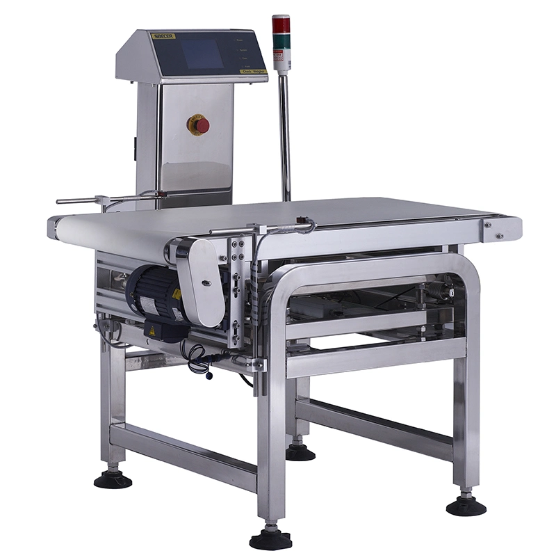 Applied to 500g-40kgs Heavy Duty Inline Weight Checker Checkweigher with Heavy Pusher