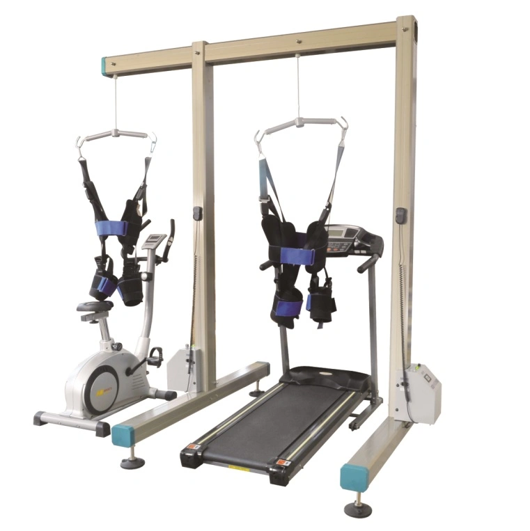 Electric Gait Trainer Door Frame Rehabilitation Equipment with Treadmill and Exercise Bike