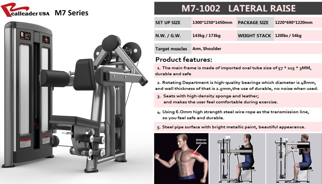 Hith Quality Gym Exercise Machine Seated Lateral Raise for Sale