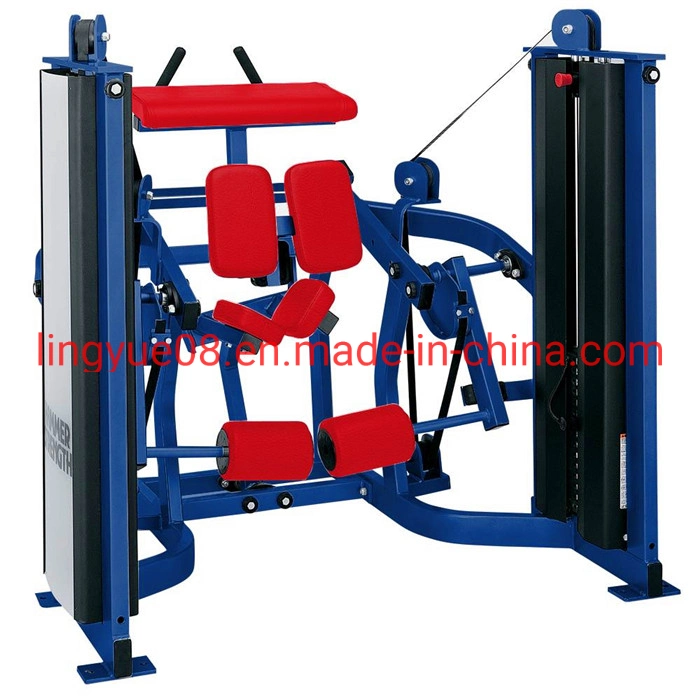 Great Quality Fitness Gym Hammer Strength Equipment Pin Loaded Exercise Mts Kneeling Leg Curl L-2012