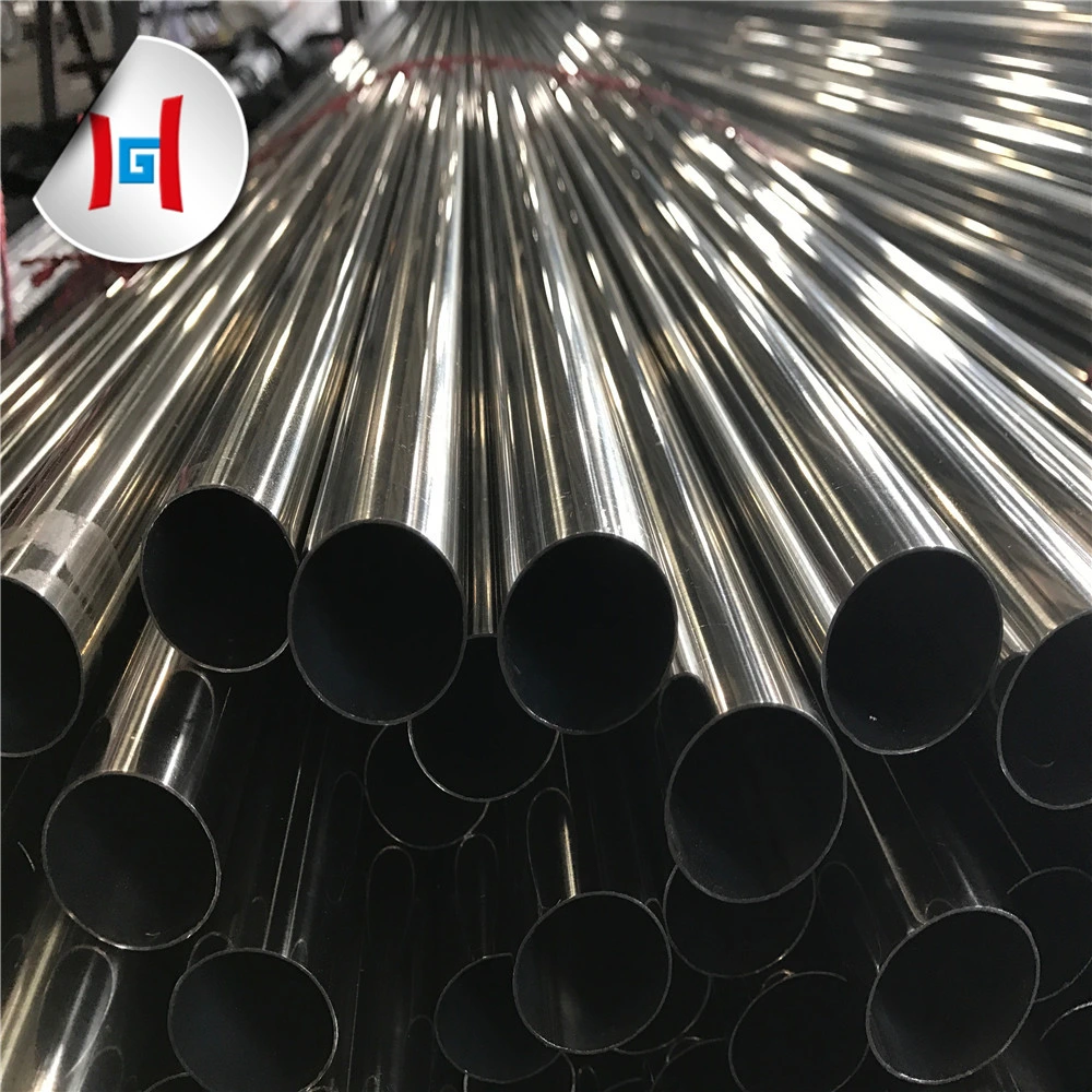 ASTM A554 AISI 201 304 Round/Square/Elliptical/Tube Stainless Steel Welded Pipe Sanitary Piping
