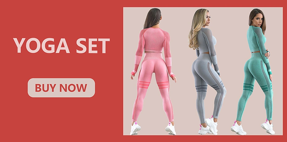 Women Gym Clothing Yoga Body Suit High Waist Gym Leggings Pants Fitness Suit Workout