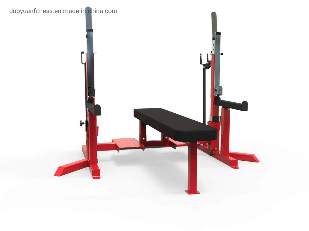 Body Exercise Workout Barbell Weight Lifting Gym Bench & Squat Rack Stand Weight Lifting Bench