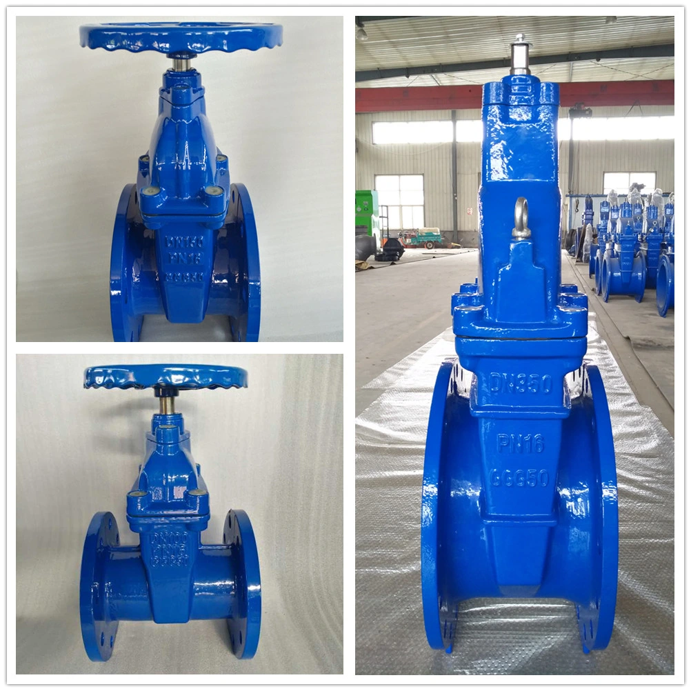 Ductile Iron Gate Valve Flange End Metal Seated Resilient Seated